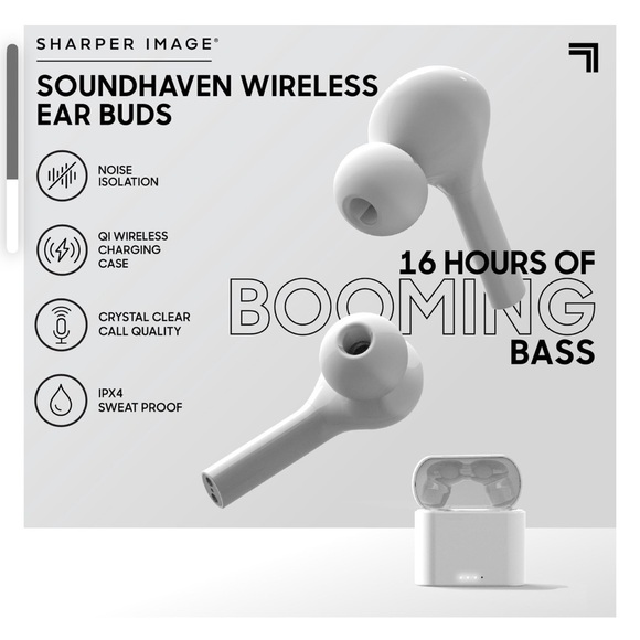 Sharper Image True Wireless Earbuds - Picture 2 of 2